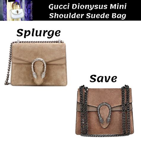 gucci dionysus bag dupe|gucci disco bag alternative.